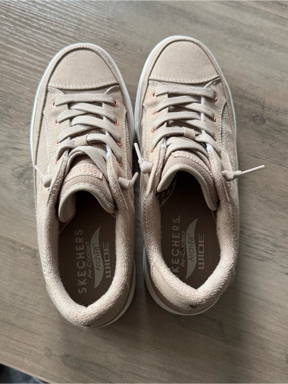 Sketchers Arch Fit Arcade Meet Ya There Sneaker, Taupe